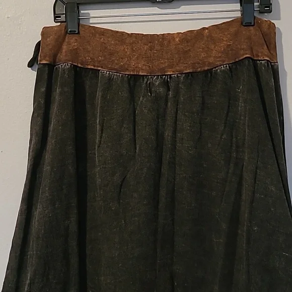 Rising International Bohemian Patchwork Midi Maxi 2X Skirt Boho Hippie Cotton - Picture 5 of 11